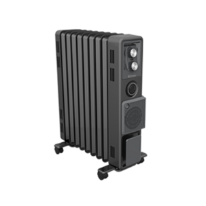 2.4kW Oil Free Column Heater with Thermostat, Turbo Fan & Timer