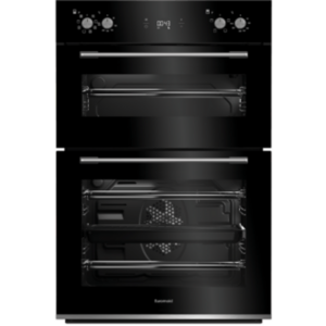 60cm 4+8 Built-In Oven, Black Glass