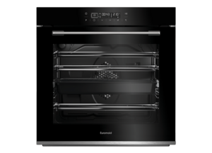 Eclipse 60cm 13 Function Full-Touch Built-In Oven, Black Glass
