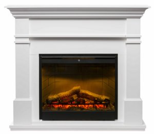 Kenton Mantel White 2kW Electric Fireplace