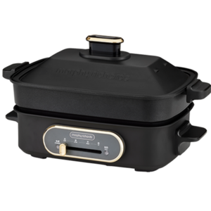 Multifunction Cooking Pot with Soft Gold Trim
