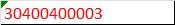 30400400003