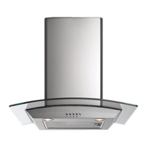 60cm Glass Canopy Rangehood, Stainless Steel