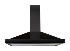 Richmond Deluxe 110cm Canopy Rangehood, Black
