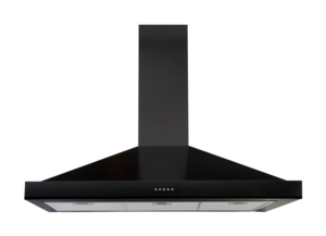 Richmond Deluxe 110cm Canopy Rangehood, Black