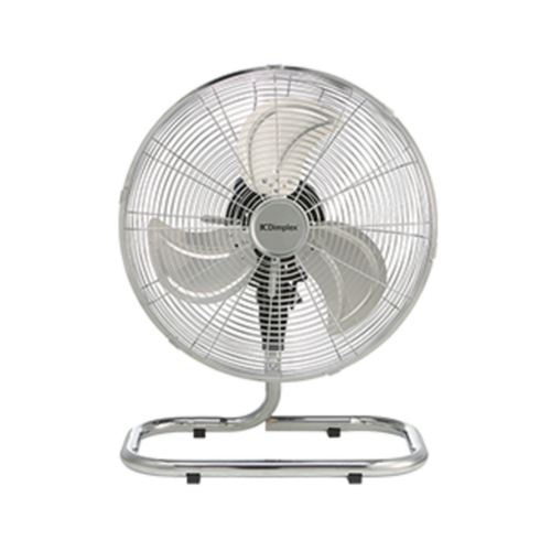 40cm High Velocity Oscillating Floor Fan - Chrome