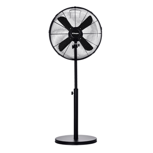 40cm High Velocity Pedestal Fan - Matte Black