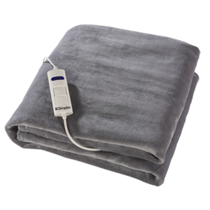 Dream Easy Micro Fleece Heated Throw Light Grey