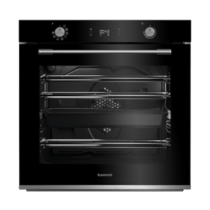 Eclipse 60cm 8 Function Pyrolytic Built-In Oven, Black Glass