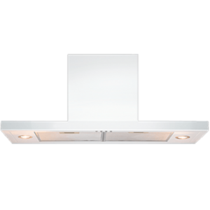 90cm White Intergrated Rangehood