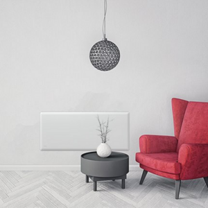 1.2kW Nobo Panel Heater with Thermostat & Castors