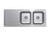 Double Bowl Sink with Left Hand Side Drainer, Stainless Steel