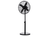40cm High Velocity Pedestal Fan - Matte Black