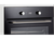 60cm 5 Function Built-In Oven, Black Glass