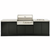 4B gas outdoor kitchen , Double side cabinets with 1 x flat bench top, 1 x under bench sink