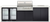 CROSSRAY X-Origin Premium Gas Outdoor Kitchen Double side cabinets with 1 x flat bench top, under bench sink and double fridge - white benchtop
