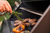 CROSSRAY eXtreme Classic Electric Outdoor Kitchen, Double side cabinets with flat bench tops and single fridge