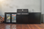 CROSSRAY XPlor Premium Gas Outdoor Kitchen Double side cabinets with 1 x flat bench top, under bench sink and double fridge - Black BBQ and Black benchtop