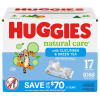 Huggies Natural Care Baby Wipes, Refreshing Clean (17 flip-top pks., 1088 ct.) - *In Store