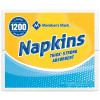 Member's Mark 1-Ply Everyday Napkins, 11.4" x 12.5" (4 pk., 300 ct. per pack, 1200 ct. total) - [From 95.00 - Choose pk Qty ] - *Ships from Miami