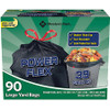 Member's Mark 39 Gallon Power-Guard Drawstring Yard Trash Bags (90 ct.) - [From 93.00 - Choose pk Qty ] - *Ships from Miami