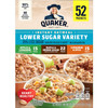 Quaker Lower Sugar Instant Oatmeal, Variety Pack (52 pk.) - [From 72.00 - Choose pk Qty ] - *Ships from Miami