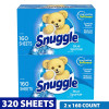 Snuggle Fabric Softener Dryer Sheets, Blue Sparkle (320 ct.) - [From 38.00 - Choose pk Qty ] - *Ships from Miami