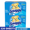 Snuggle Fabric Softener Dryer Sheets, Blue Sparkle (320 ct.) - [From 49.00 - Choose pk Qty ] - *Ships from Miami