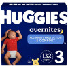 Huggies Overnites Nighttime Baby Diapers Size 3 - 132 ct. (16-28 lbs.) - *Pre-Order