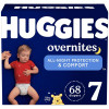 Huggies Overnites Nighttime Baby Diapers Size 7 - 68 ct. (41+ lbs.) - *Pre-Order