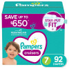 Pampers Cruisers Stay-Put Fit Diapers Size 7 - 92 ct. (41+ lbs.) - *Pre-Order