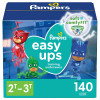 Pampers Easy Ups Training Pants Underwear for Boys 2T-3T - 140 ct. (16-34 lbs.) - *Pre-Order