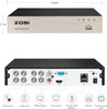 ZOSI 5MP (3K) Lite, 8 Channel Hybrid (Analog/AHD/TVI/CVI )  Surveillance DVR,  H.265+  (No HDD) - *Pre-Order