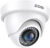 ZOSI  2MP (2K) HD-TVI \CVI\AHD 3.6mm Dome Security Camera, Indoor Outdoor, 80ft Night Vision, Weatherproof, Black - [From 98.00 - Choose pk Qty ] - *Ships from Miami