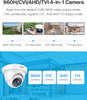 ZOSI  2MP (2K) HD-TVI \CVI\AHD 3.6mm Dome Security Camera, Indoor Outdoor, 80ft Night Vision, Weatherproof, Black - [From 98.00 - Choose pk Qty ] - *Ships from Miami