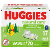Huggies Natural Care Sensitive Baby Wipes, Fragrance Free (64 ct.) - [From 9.00 - Choose pk Qty ] - *Ships from Miami