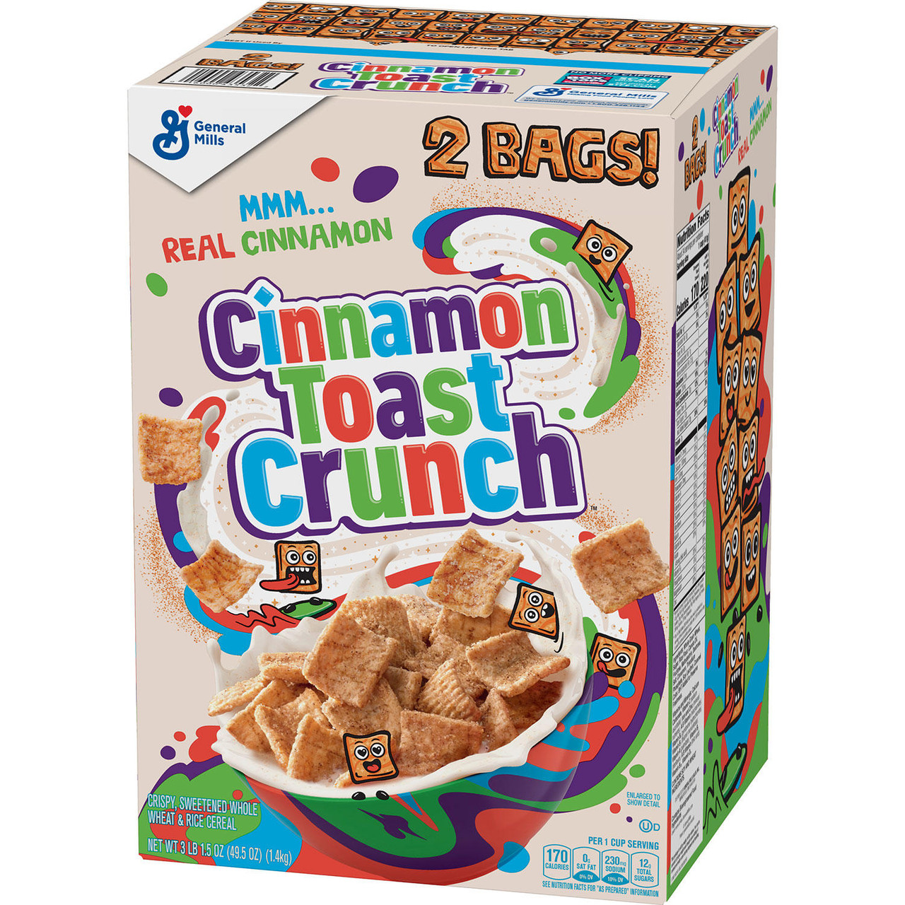 Cinnamon Toast Crunch Cereal (49.5 oz., 2 pk.) - *In Store