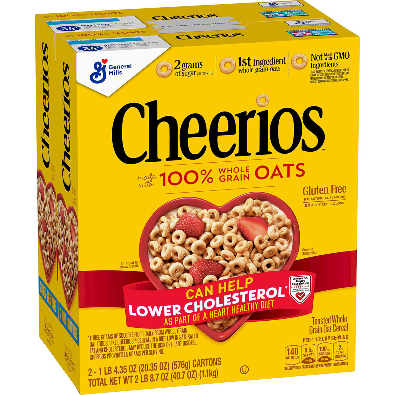 Cheerios Gluten-Free Cold Cereal (20.35 oz., 2 pk.) - *In Store