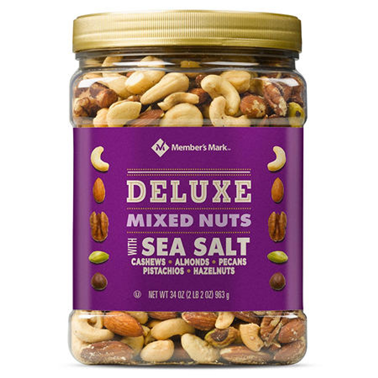 Member's Mark Deluxe Mixed Nuts with Sea Salt (34 oz.) - *In Store