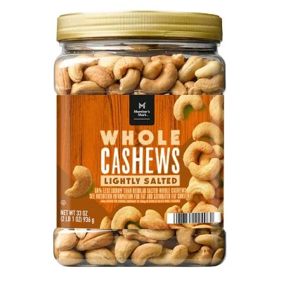 Member's Mark Lightly Salted Whole Cashews (33 oz.) - *In Store