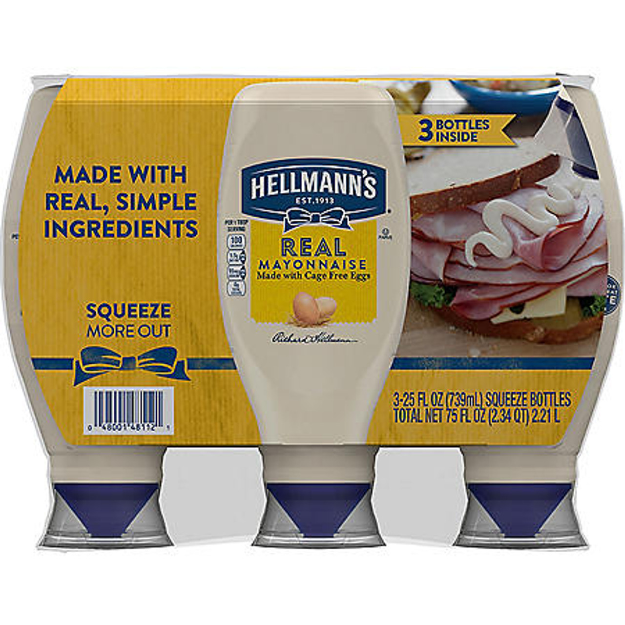 Hellmann's Real Mayonnaise (25 oz., 3 pk.) - *In Store