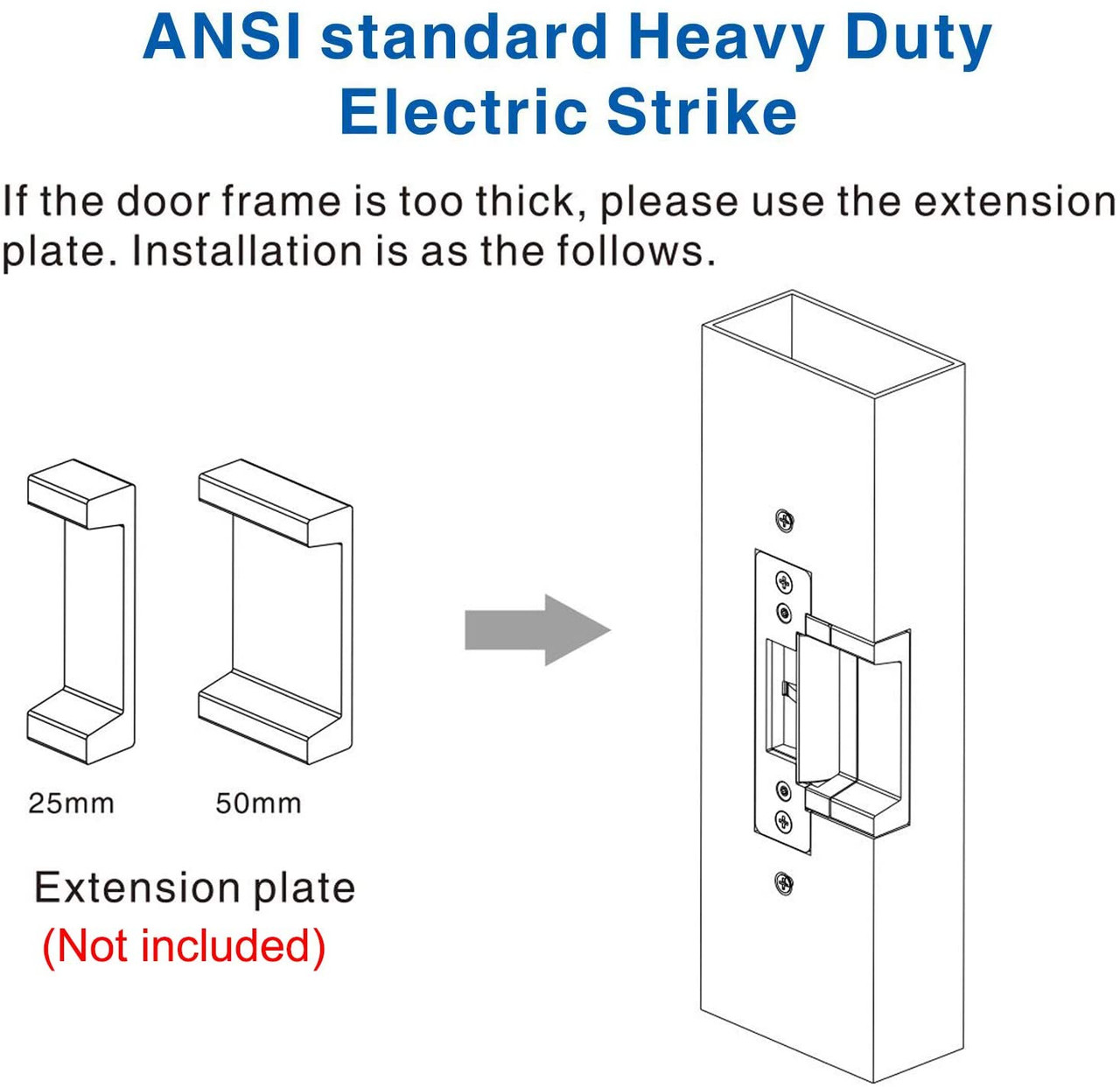 UHPPOTE H/DELECTRIC STRIKE LOCK - *In Store
