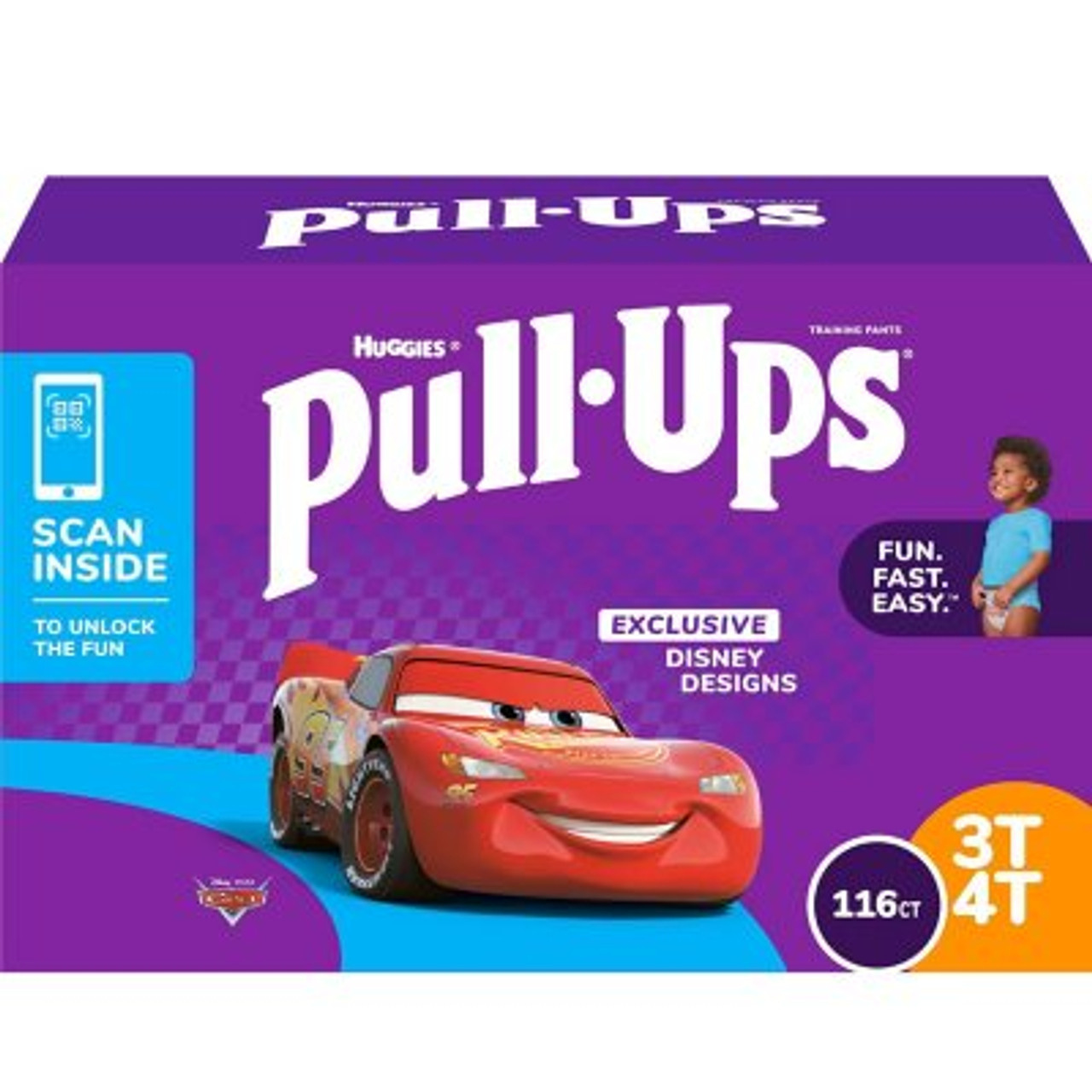 Huggies Pull-Ups Potty Training Pants for Boys Size 3T-4T (116 ct.) - *Pre-Order