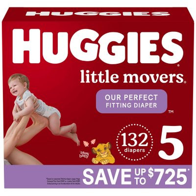 Huggies Little Movers Size 5 (132 ct.) - *Pre-Order