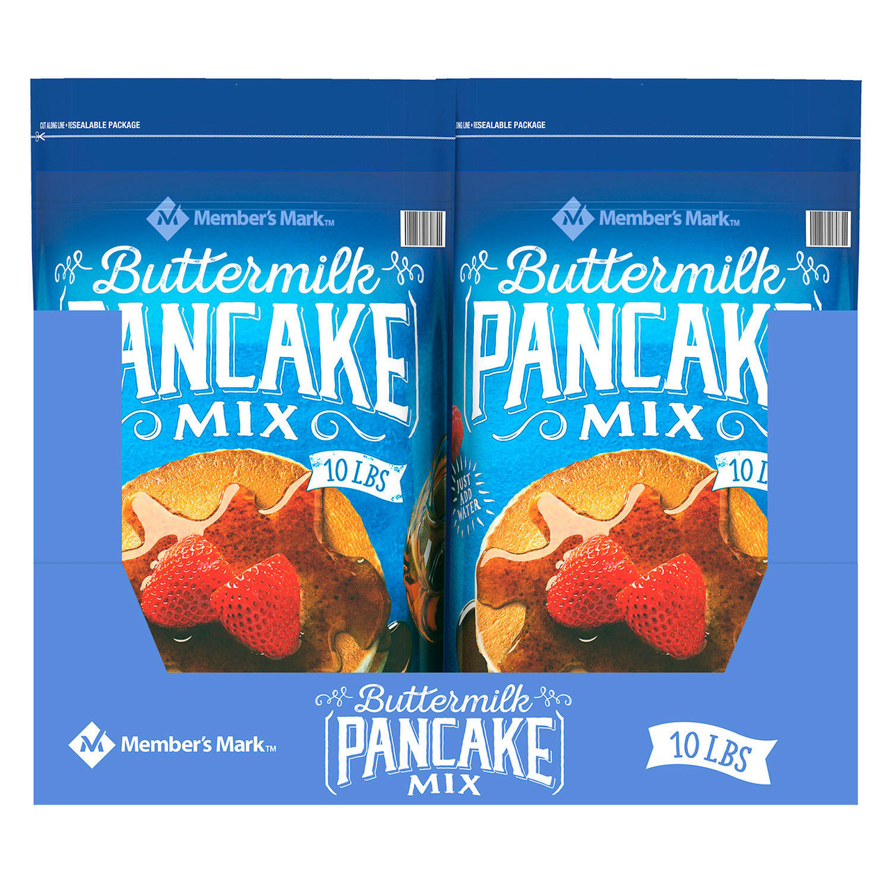 Manimaris♡pancakebasket（double）natural Amazon.com : Manischewitz Real Blueberry Pancake Mix, Dairy
