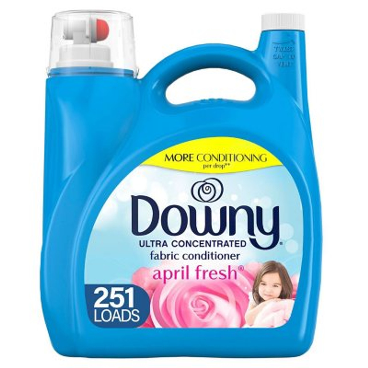 Downy Ultra Concentrated Liquid Fabric Conditioner, April Fresh (170 fl. oz., 251 loads) - *Pre-Order