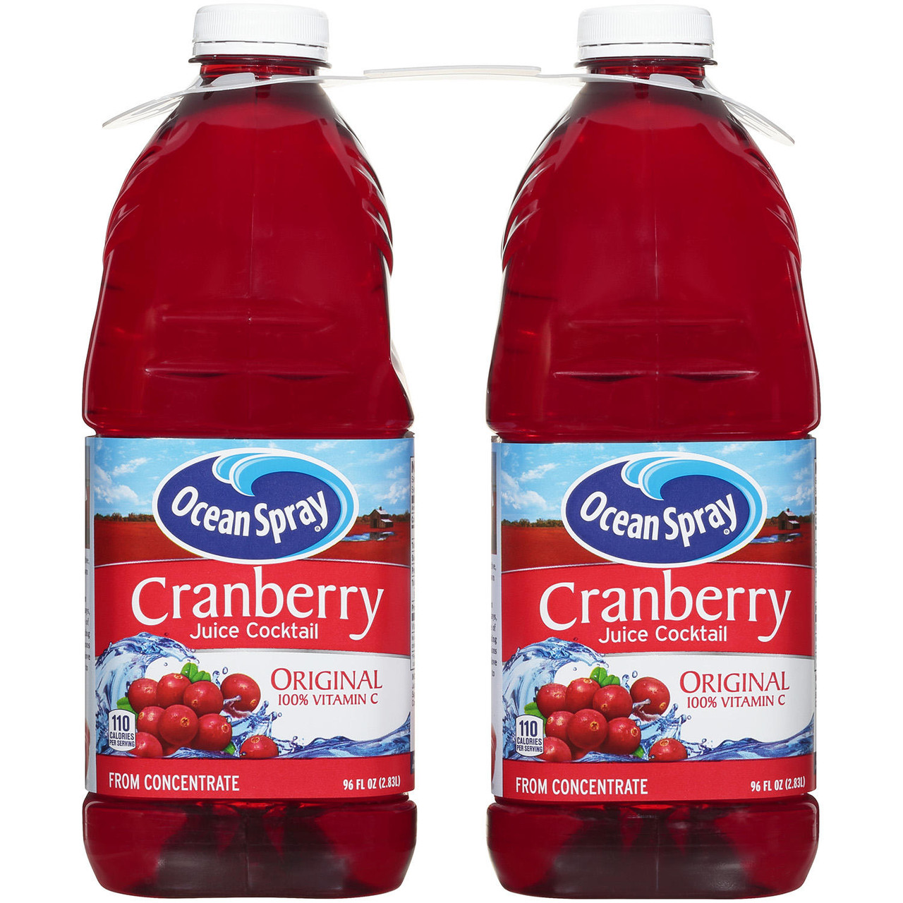 Ocean Spray Cranberry Cocktail Juice (96oz / 2pk) - [From 29.00 - Choose pk Qty ] - *Ships from Miami