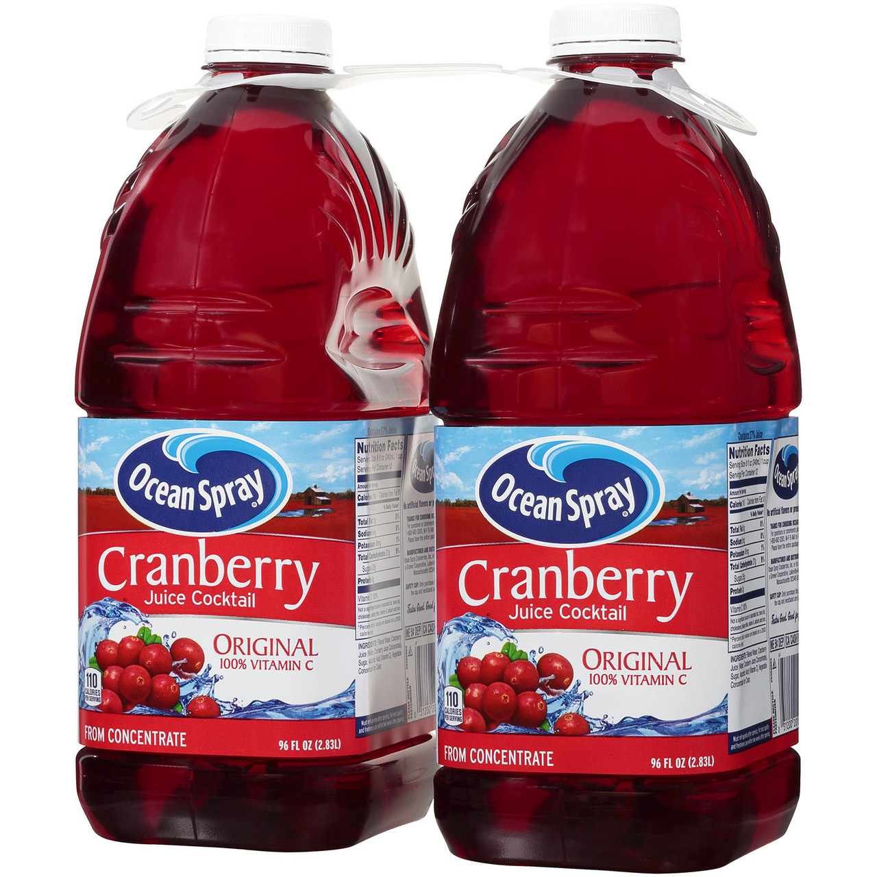 Ocean Spray Cranberry Cocktail Juice (96oz / 2pk) - [From 44.00 - Choose pk Qty ] - *Ships from Miami