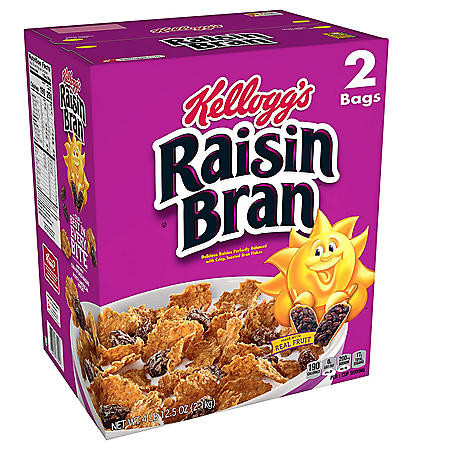Kellogg's Raisin Bran Cereal (76.5 oz.) - [From 40.00 - Choose pk Qty ] - *Ships from Miami