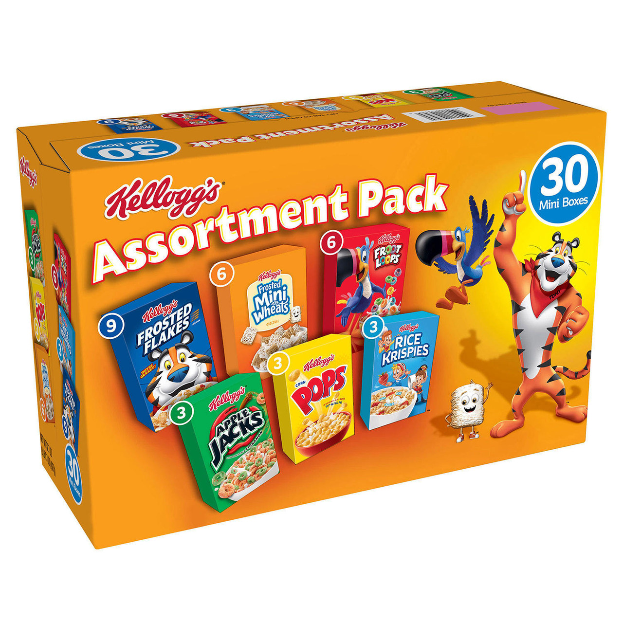 Kellogg's Jumbo Assortment Pack (32.7 oz., 30 pk.) - [From 57.00 - Choose pk Qty ] - *Ships from Miami